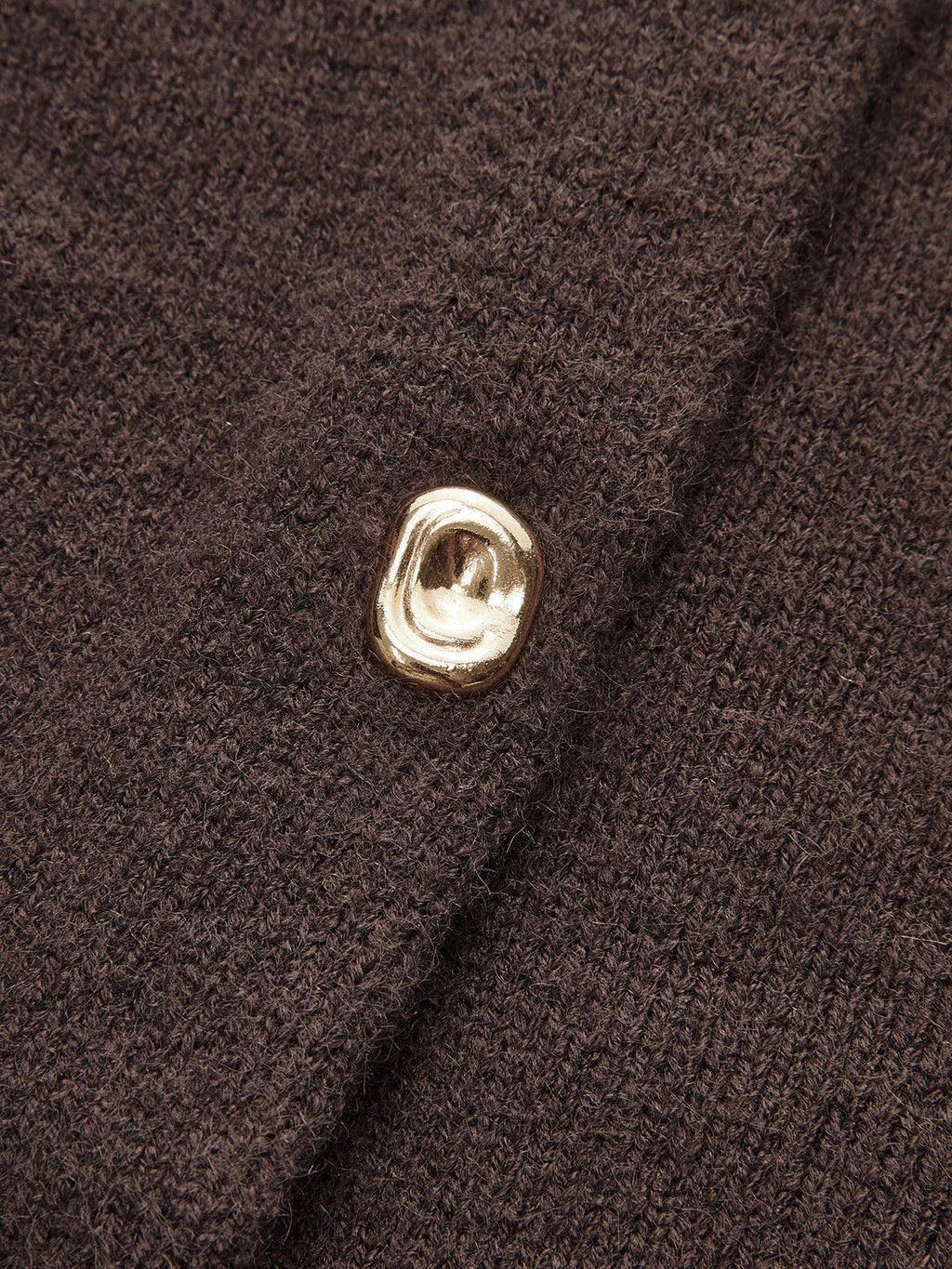 Lamb Sleeve Metal Button Knit Top and Skirt Set