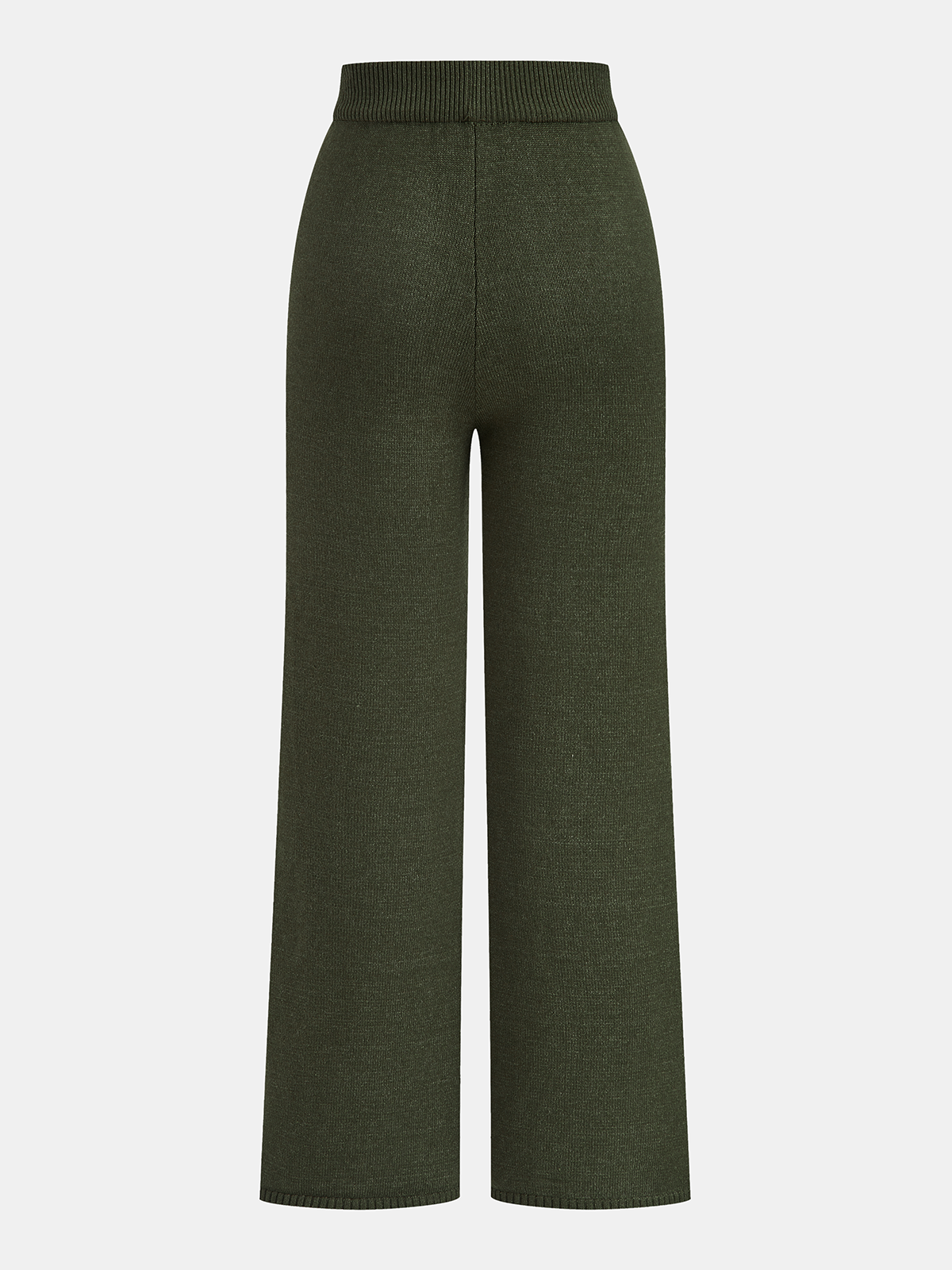 Cable Knit Sweater & Wide-Leg Pant Set