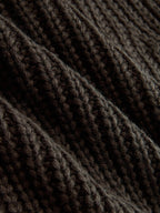 Tie-Waist Button-Front Knit Sweater