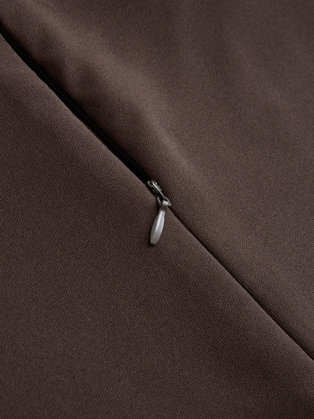 Crossed Faux Leather Waist A-Line Skirt