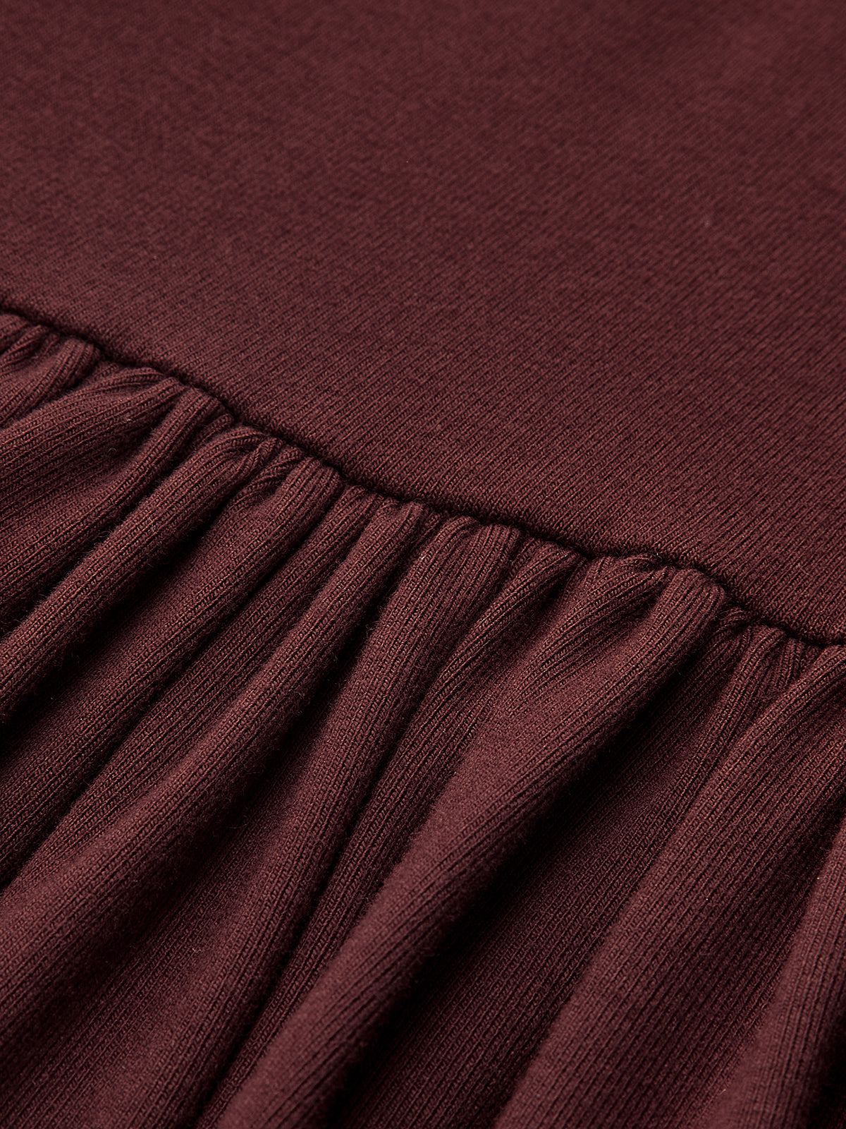 Ruched A-Line Midi Skirt