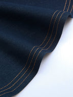 Denim Belted A-Line Mini Skirt