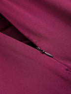 Satin Pleated Wide-Leg Pants