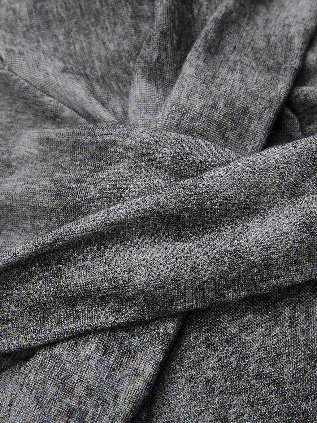 Cross-Front Long-Sleeve Top