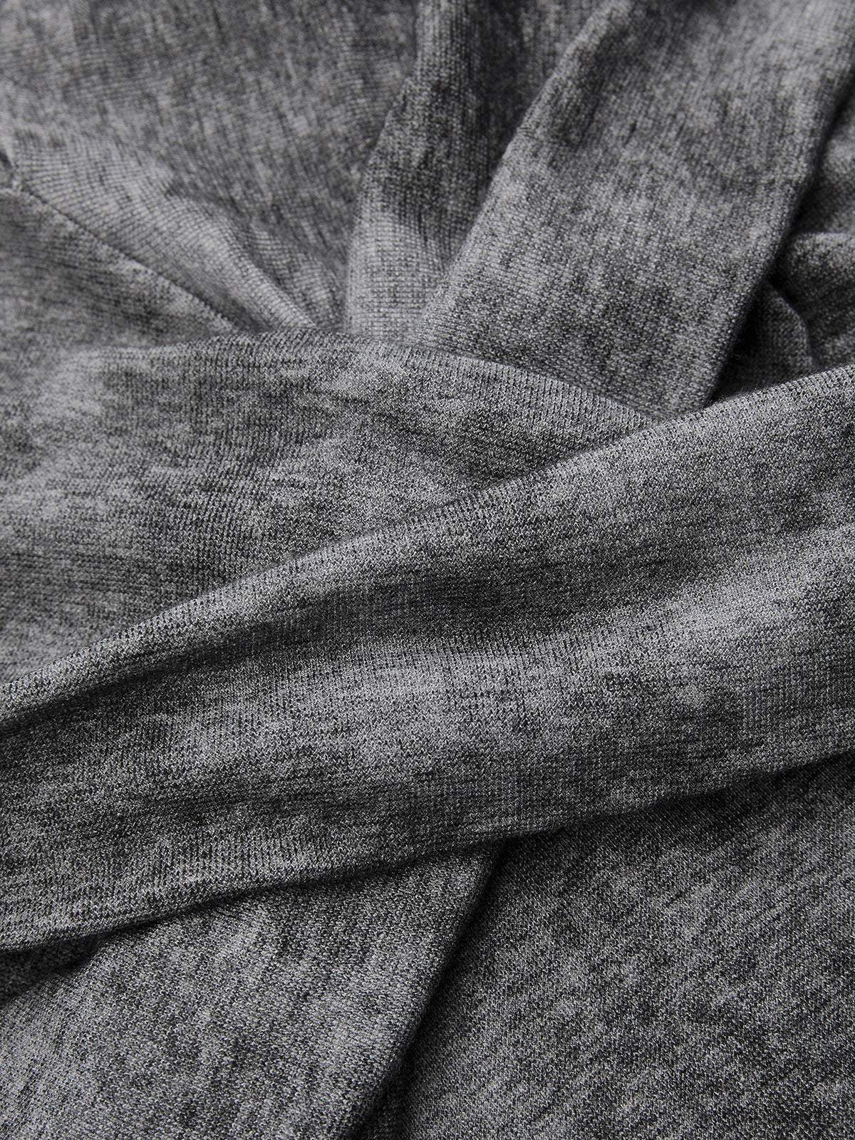 Cross-Front Long-Sleeve Top