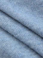 Wool-Blend Knot-Front Sweater