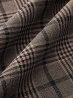 Plaid Wide-Leg Pants