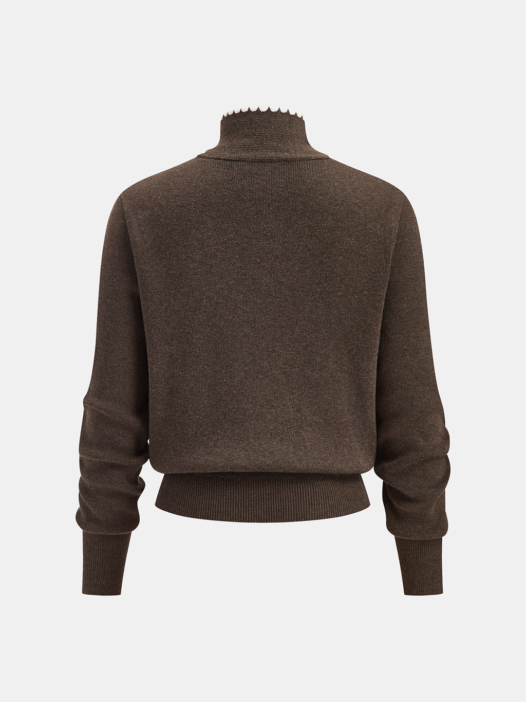 Wool-Blend Tie-Neck Knit Co-ord Set
