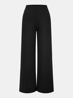 Sleeveless Crop Top & Wide-Leg Pants Set