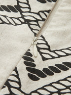Abstract-Print Wrap Midi Skirt