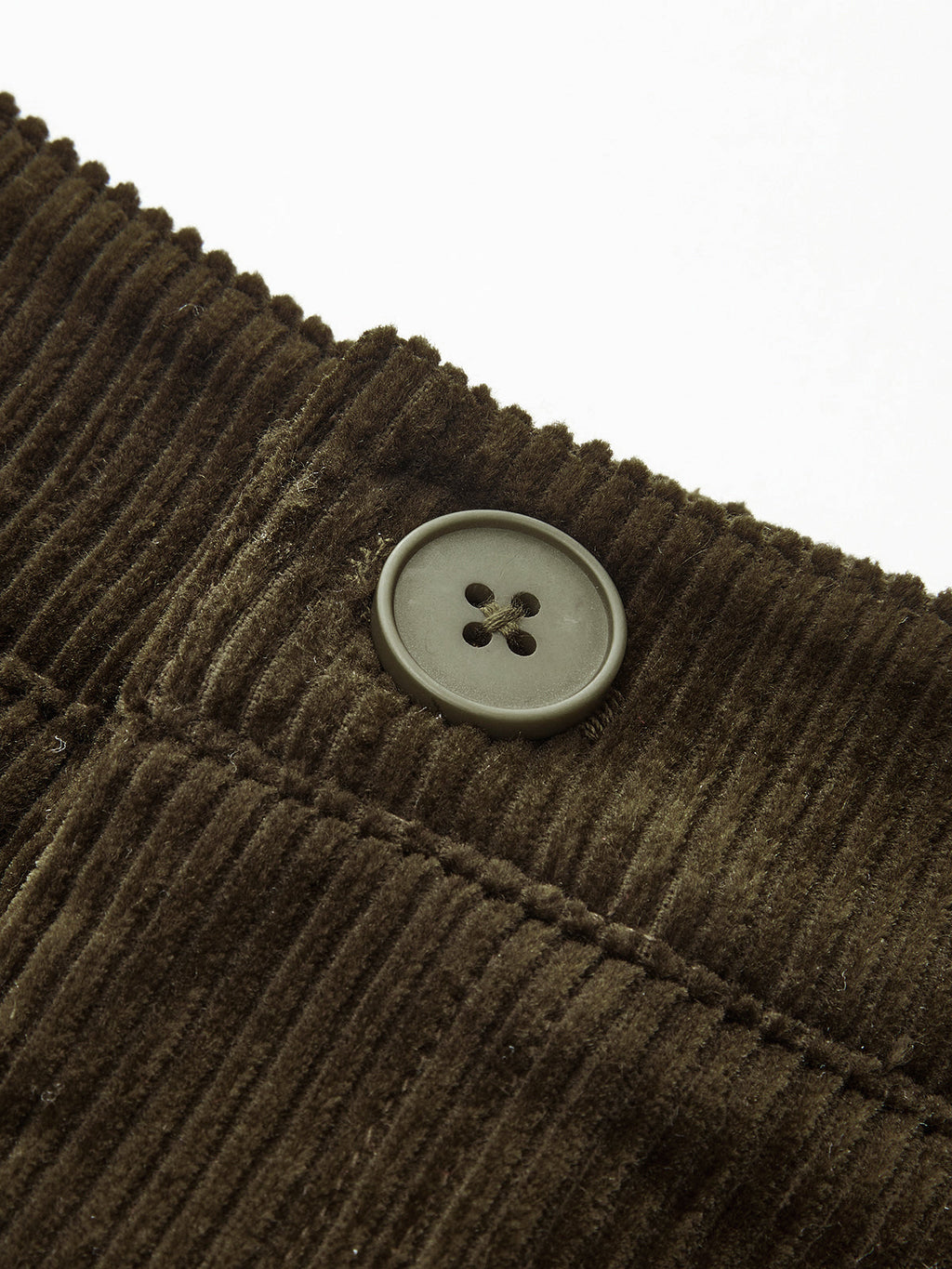 Corduroy Curved-Leg Pants