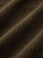 Corduroy Curved-Leg Pants