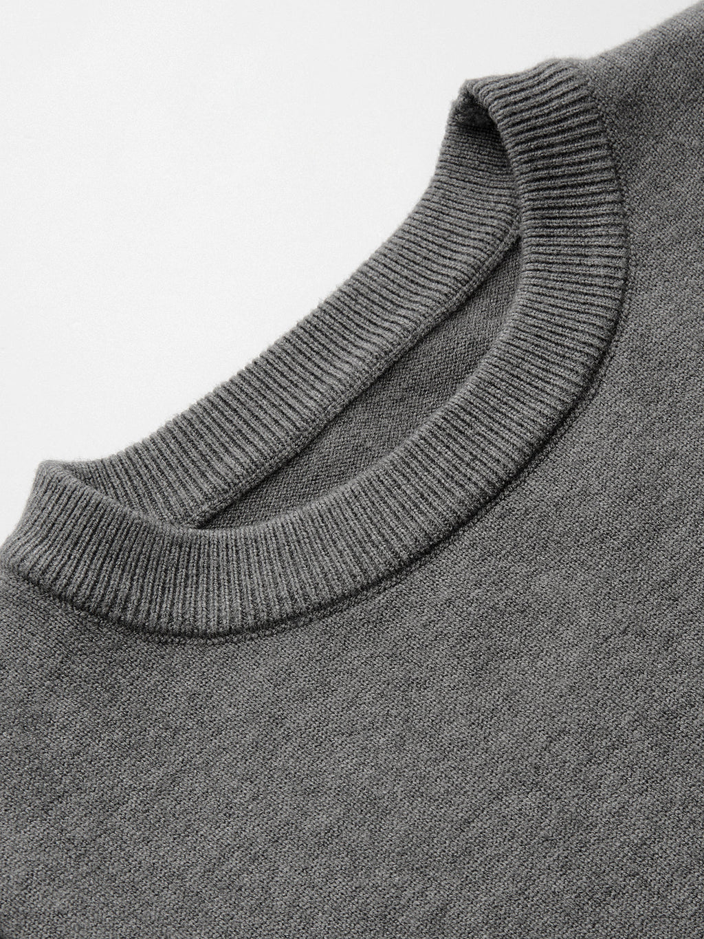 Cinched Waist Crew Neck Sleeveless Sweater Vest