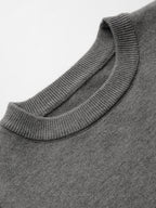 Cinched Waist Crew Neck Sleeveless Sweater Vest