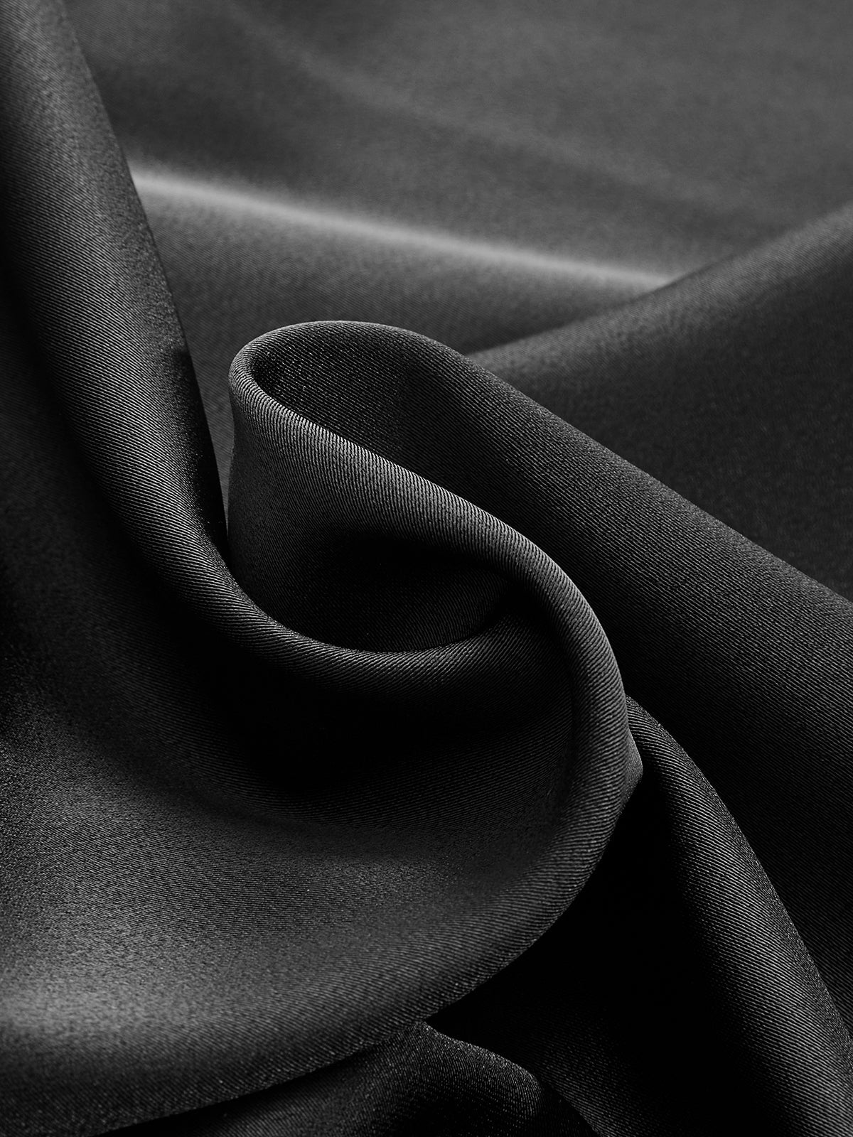 Sheer Panel Satin Mermaid Skirt