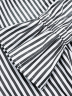 Knot-Waist Striped Cotton-Blend Shirt