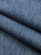 Drawstring Straight-Leg Denim Pants