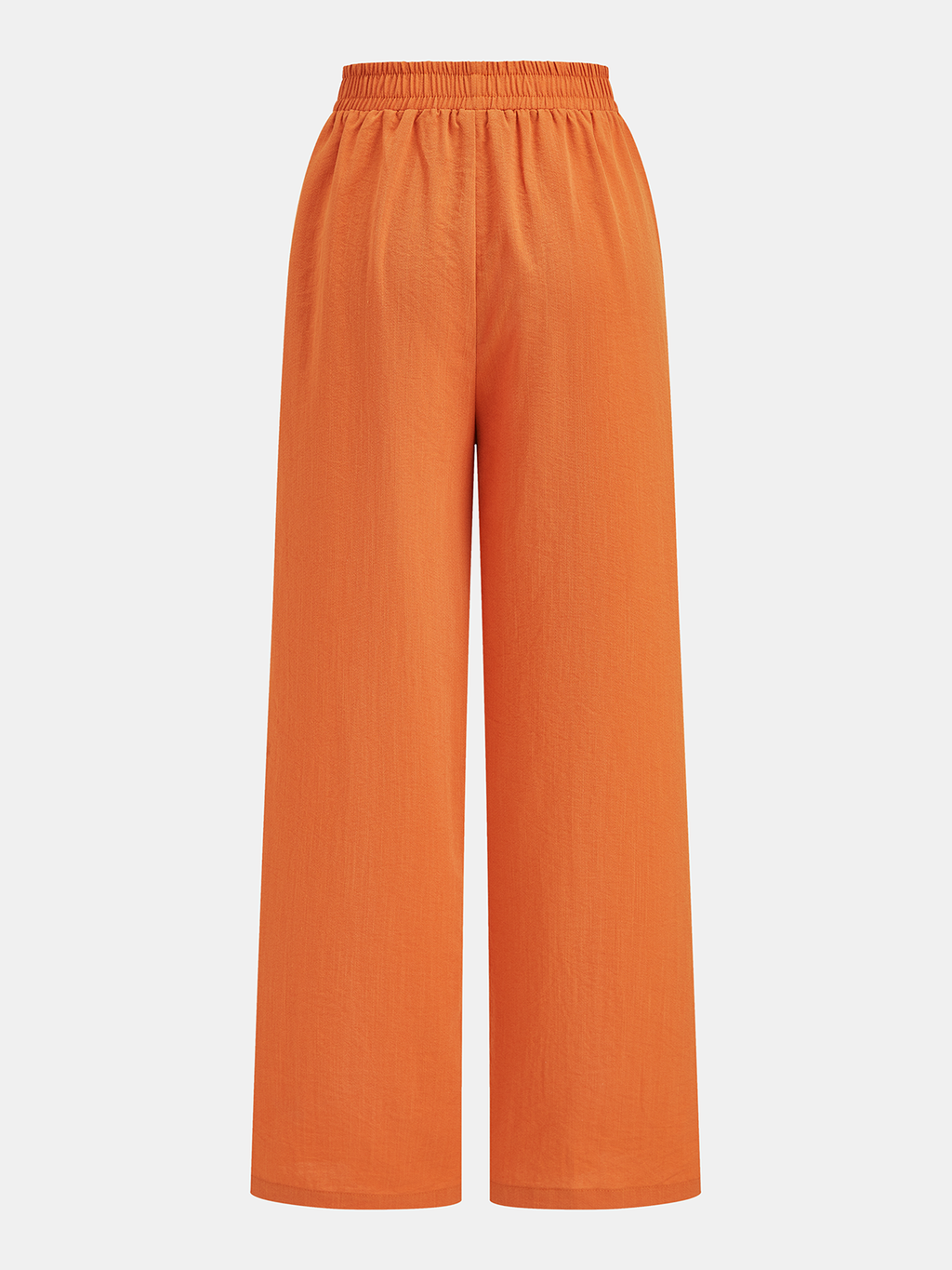 Knot-Front Shirt & Wide-Leg Pants Set
