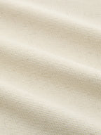 Dramatic Sleeve Linen-Blend Cropped Top