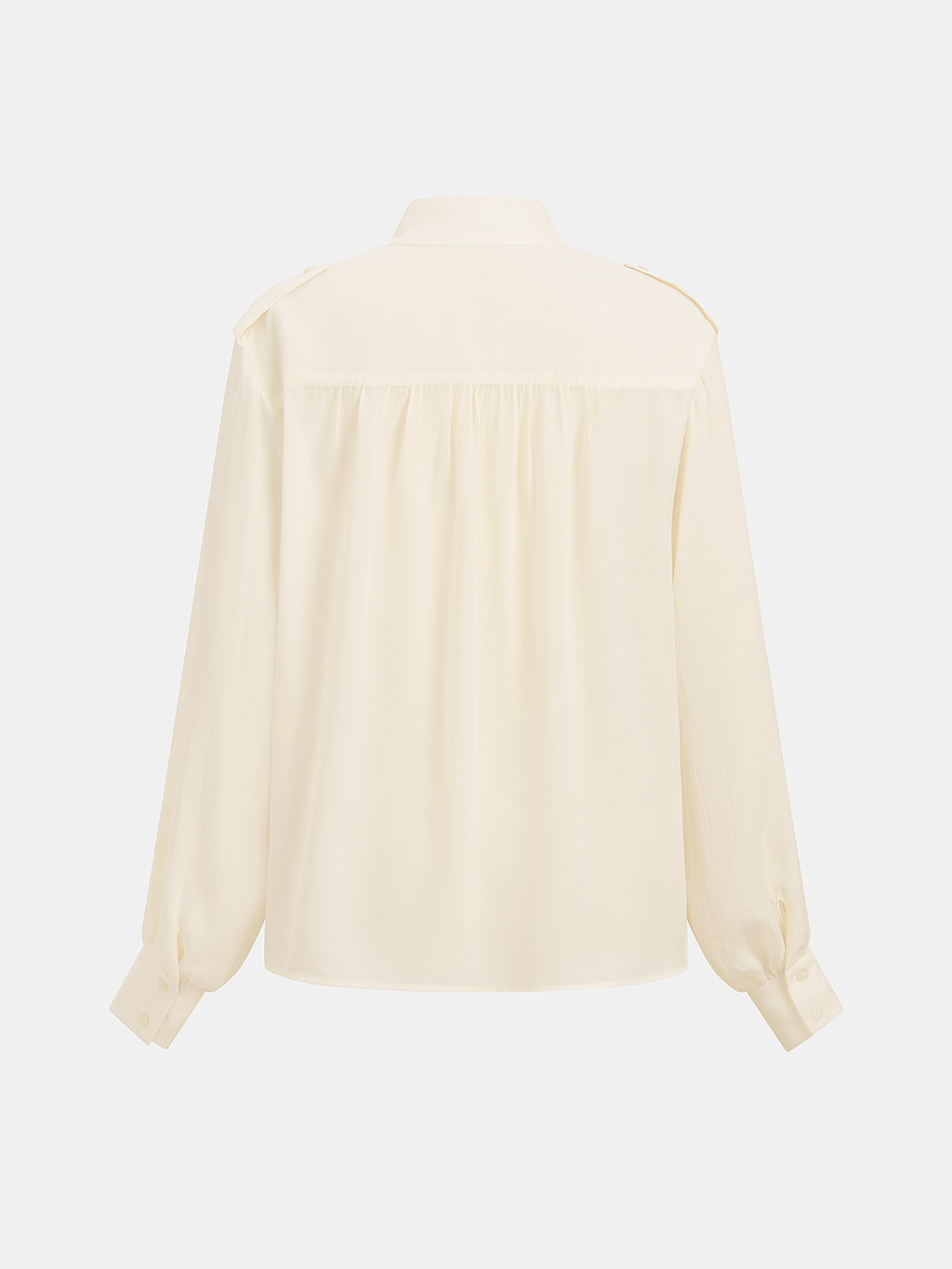 Utility Knot-Front Blouse