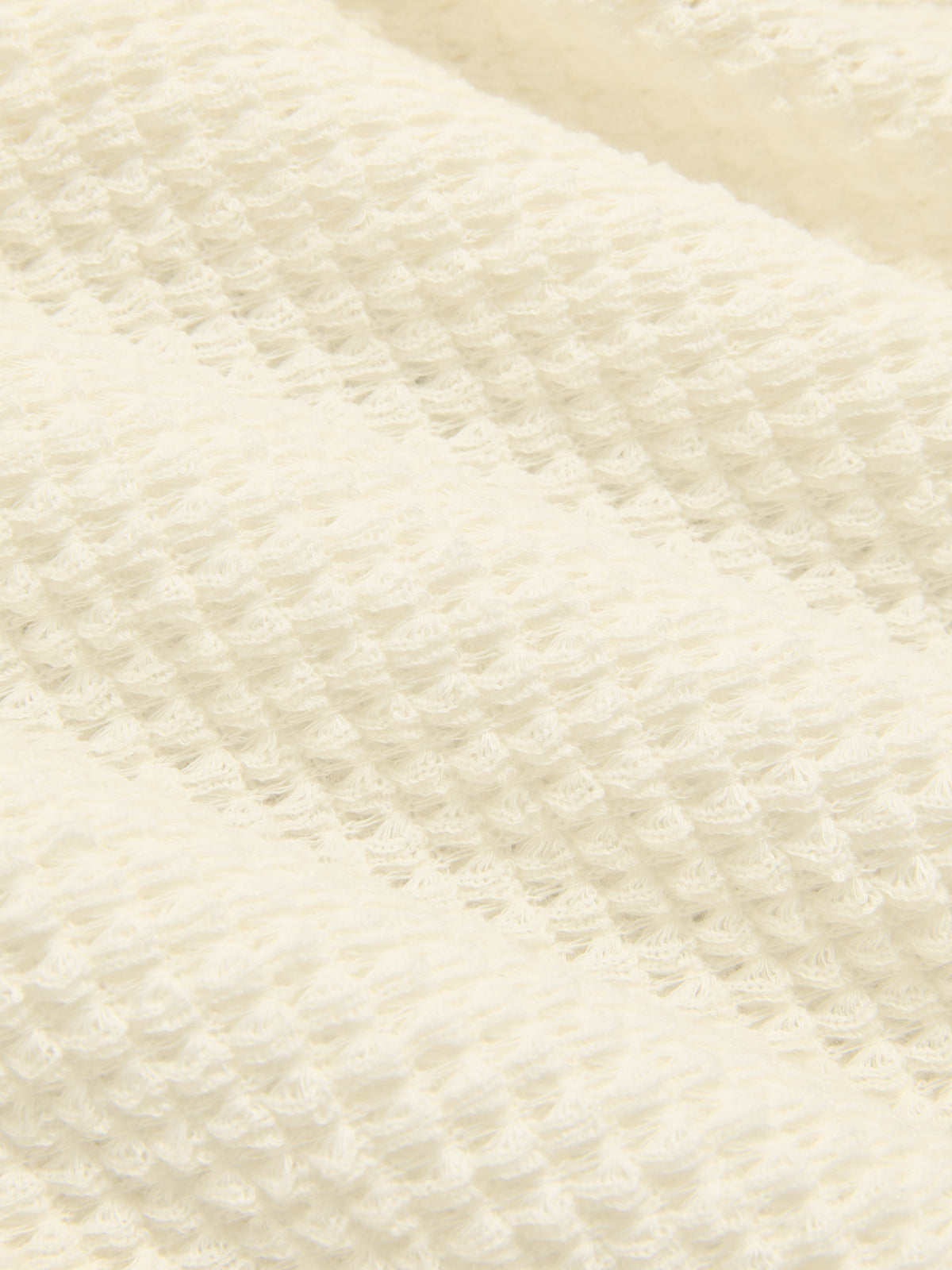 Waffle Knit V-Neck Twist Front Crop Top