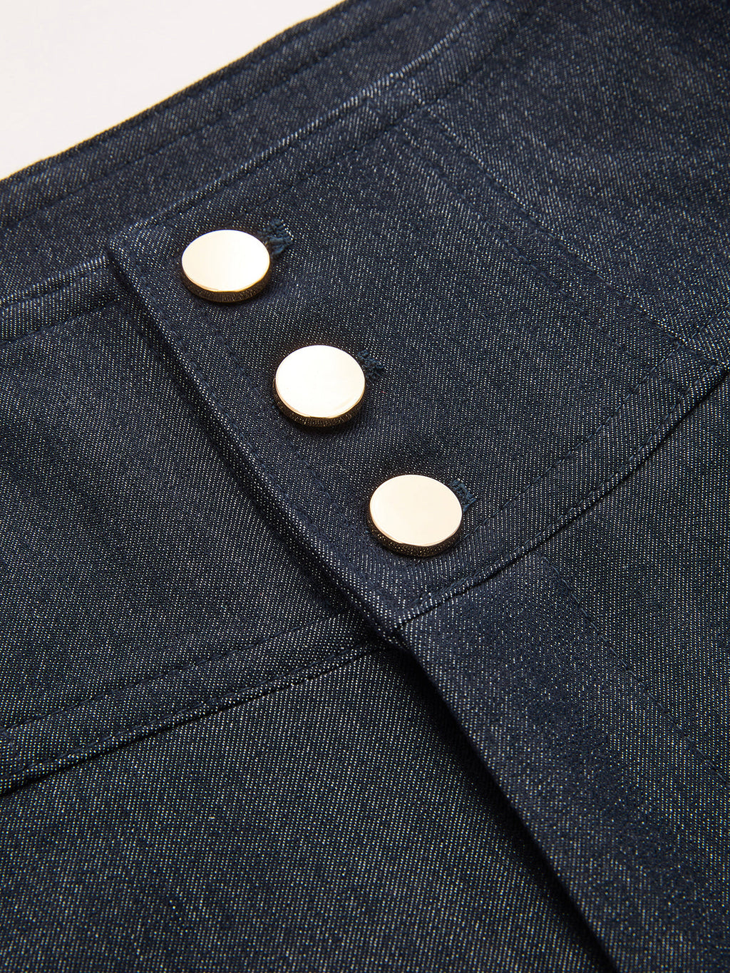 Mid-Waist Buttoned Balloon Pants