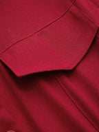 Sleeveless Collared Pleated Hem Belted Blouse