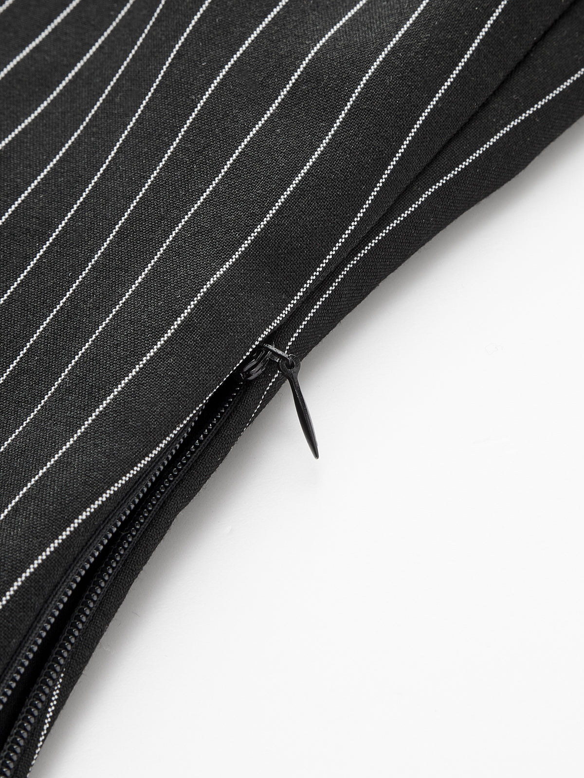 Pinstripe Halter Top & Wide Leg Pants Set