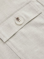 Cotton Linen Knotted Shirt & Belted Pants Set