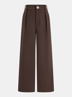 Sleeveless Vest & Wide Leg Pants Set