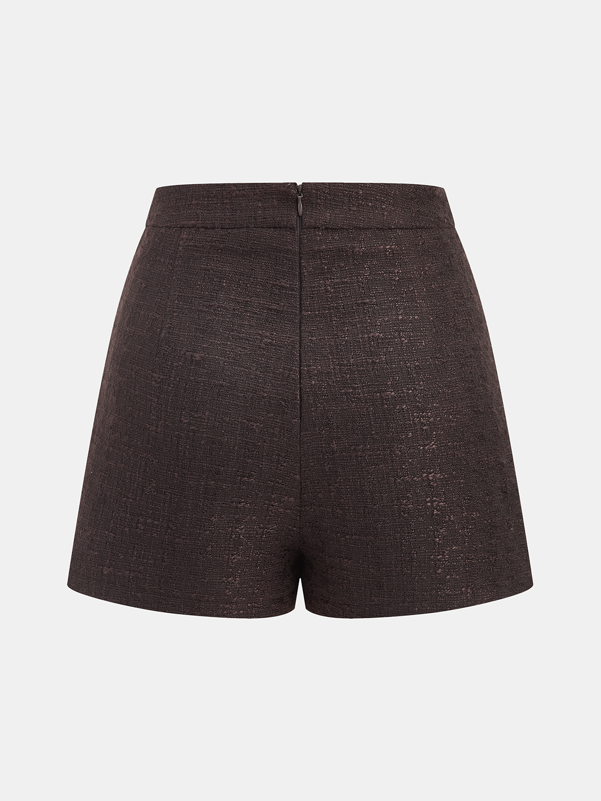 Horsebit Buckle Tweed Shorts