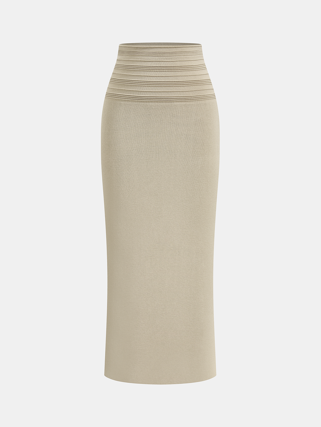 Sleeveless Knit Vest & Midi Skirt Set