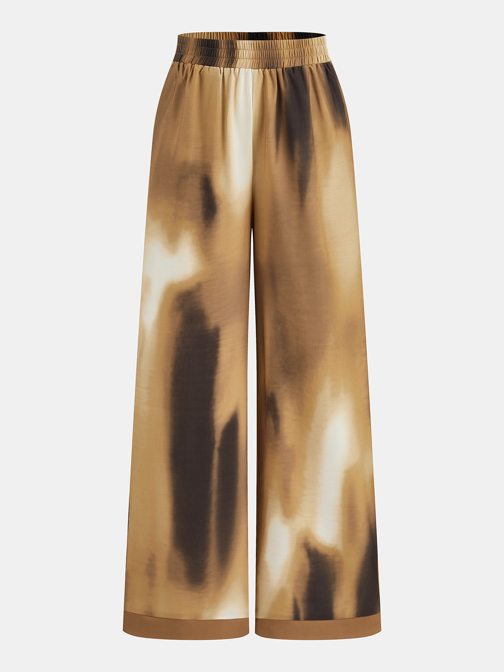 Tie-Dye Shirt & Wide-Leg Pants Set