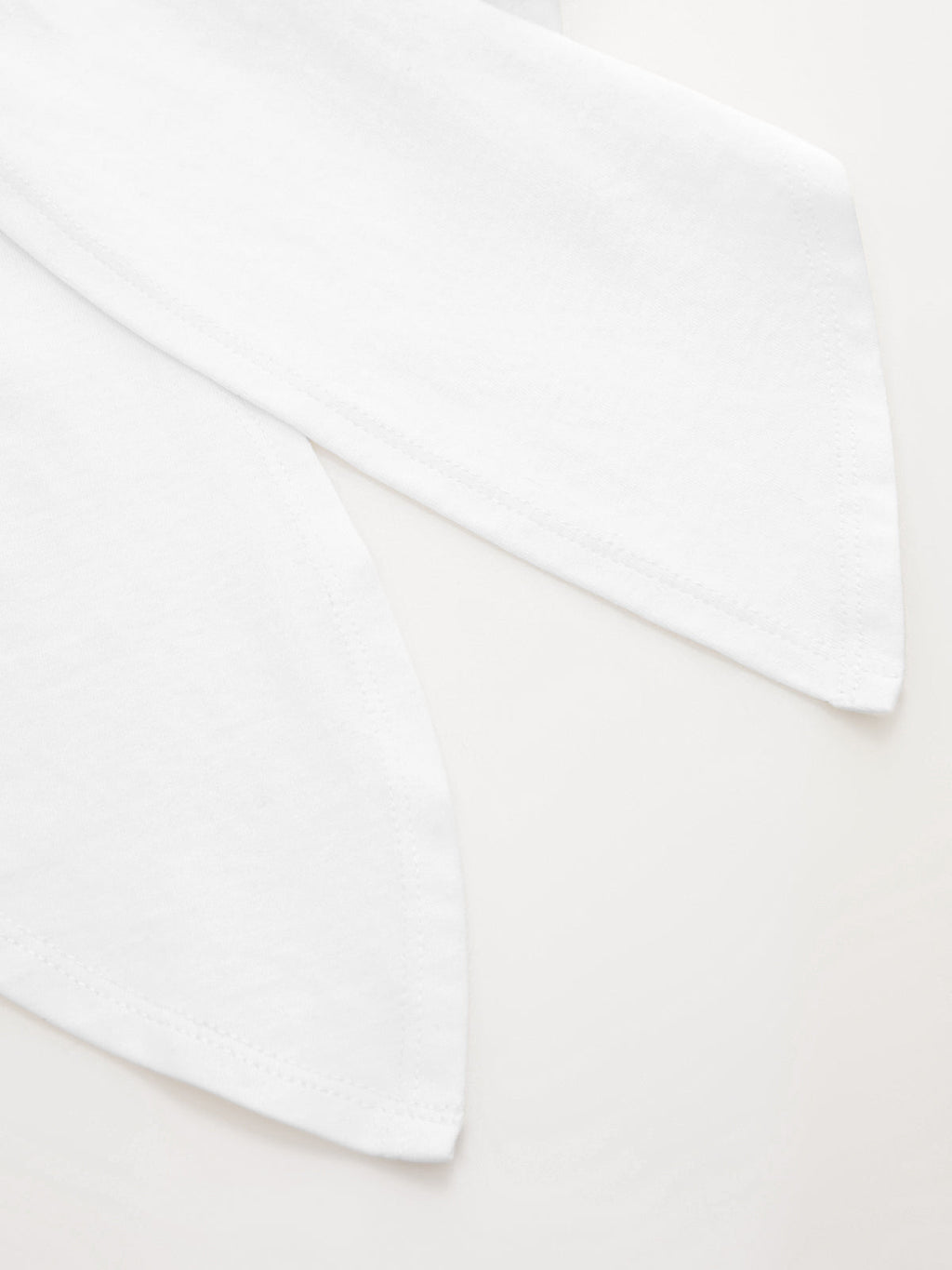 Cotton Knotted Short Sleeve Crop Top
