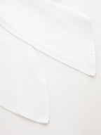 Cotton Knotted Short Sleeve Crop Top