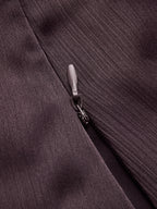 One-Shoulder Halter Tie Fitted Top