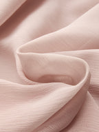 One Shoulder 3D Flower Sheer Blouse