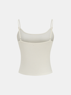 Camisole & Loose Asymmetric Blouse Two-Piece Set