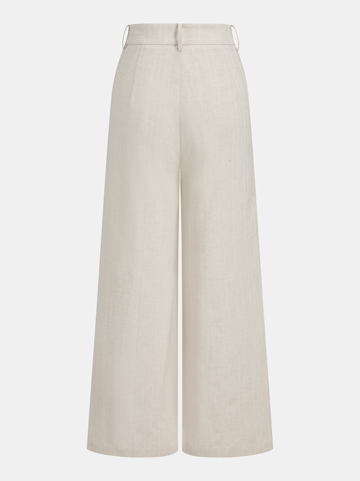 Cotton Linen One Shoulder Belted Top & Pants Set
