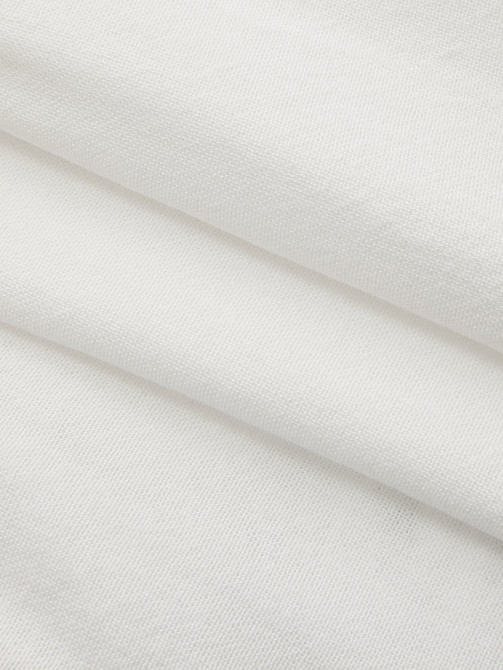 Contrast Trim Cotton Linen Tie-Waist Shorts