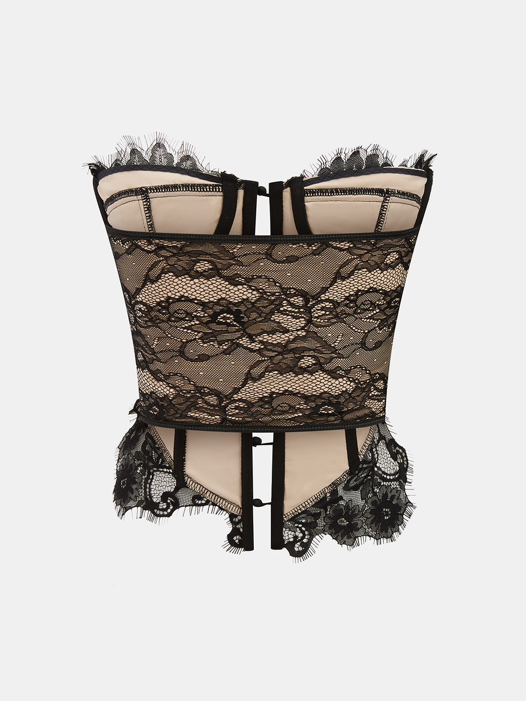 Lace Strapless Corset Top