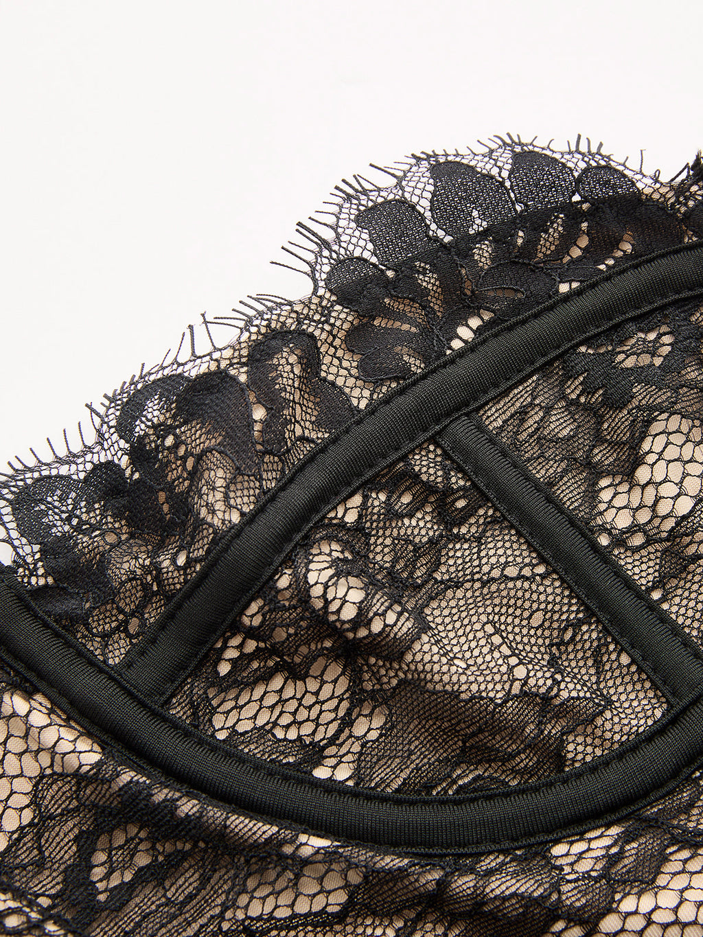 Lace Strapless Corset Top