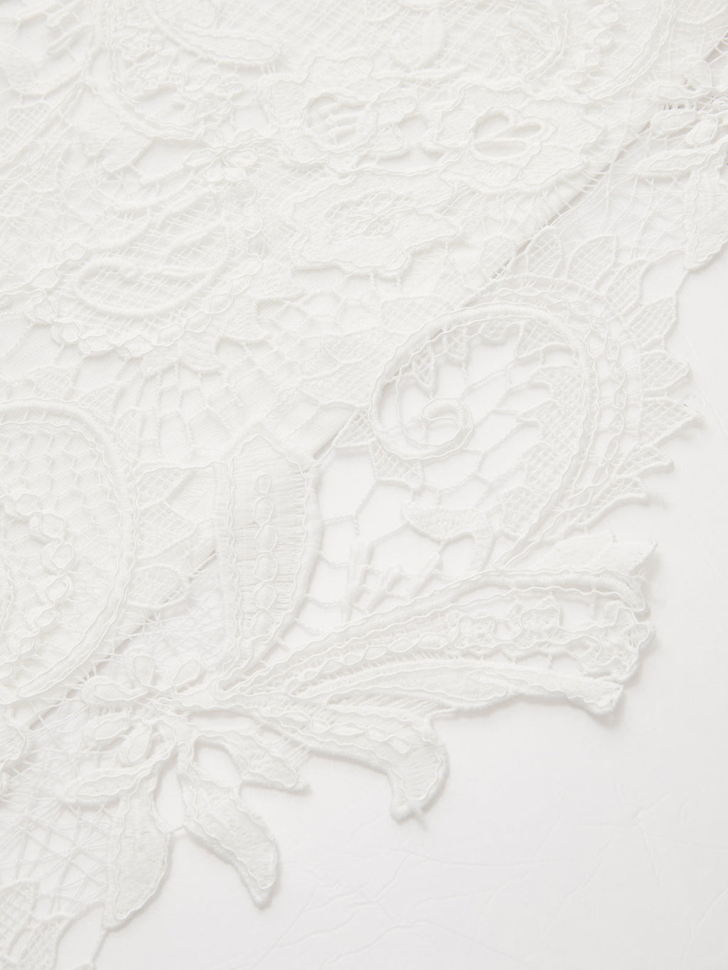 Lace-Back Cotton Short Sleeve Top
