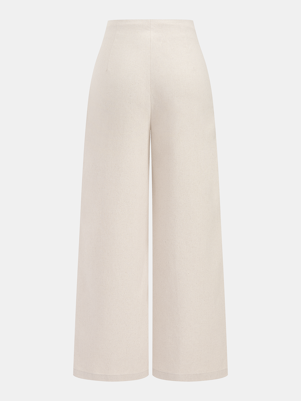 Linen Blend Halter Ruched Top & Pants Set