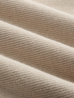 Cowl Neck Sleeveless Ribbed Knit Vest