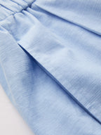 Cotton Linen Shirt & Wide Leg Pants Set