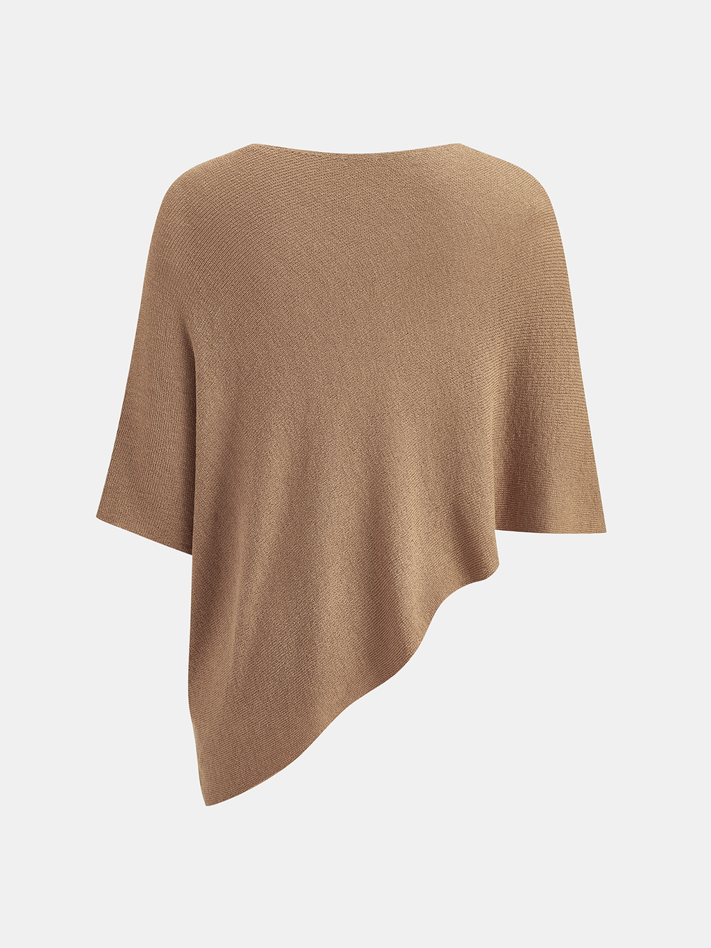 Asymmetric Hem Batwing Knit Top