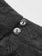 Lace Mock Neck Sheer Top