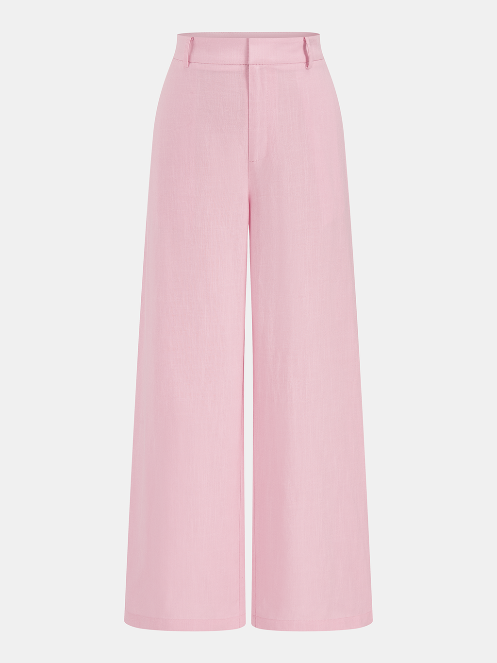 Linen-Blend Sleeveless Shirt & Pants Set