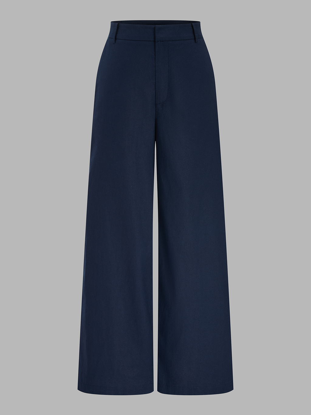 Cotton Linen Belted Strapless Top & Pants Set
